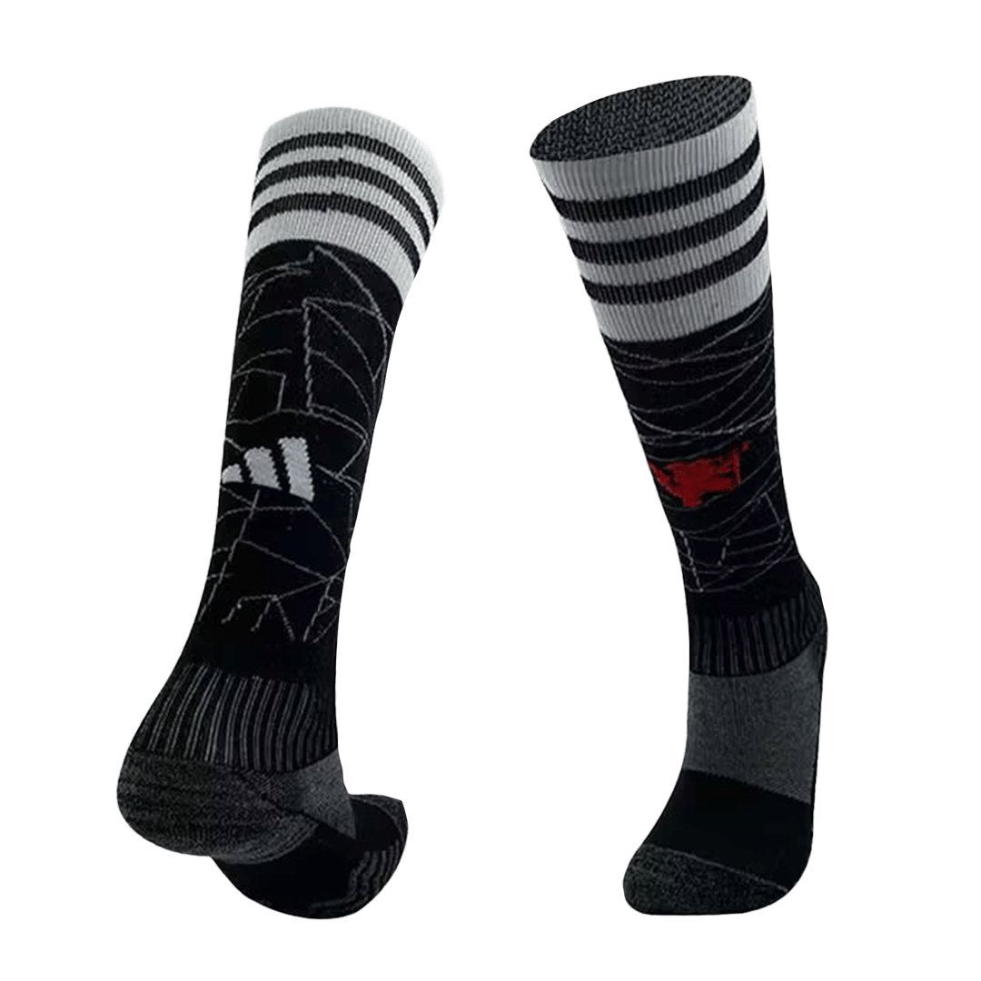 Manchester United Home Soccer Socks 2023 24 Gogoalshop