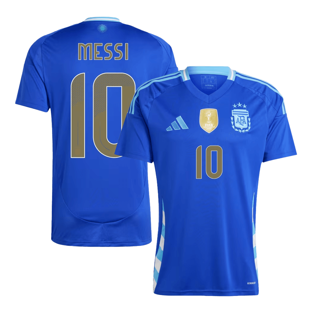 Messi Argentina Away Soccer Jersey Copa America Gogoalshop