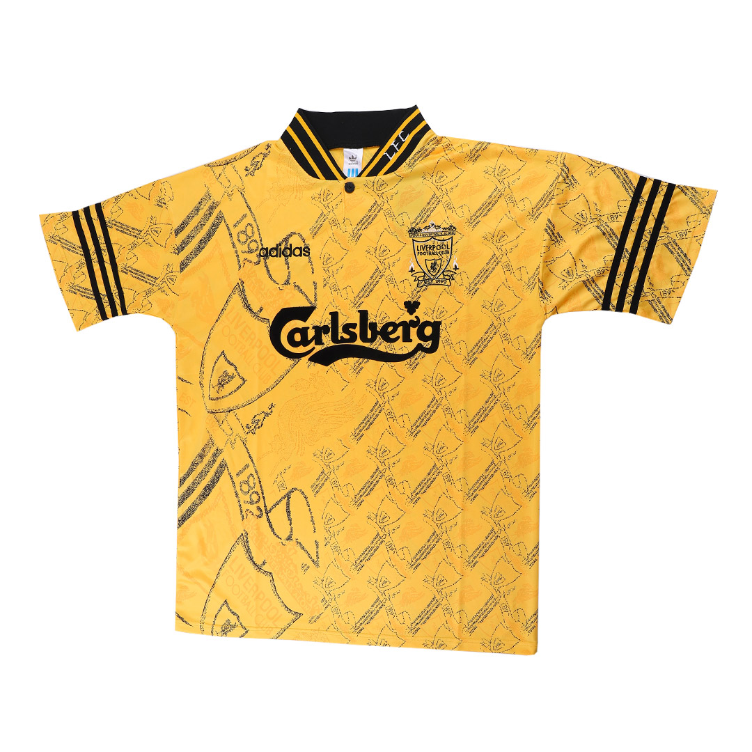 retro liverpool shirt yellow