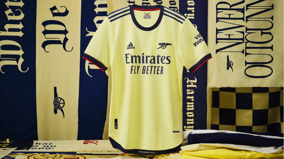 Gunner's Away Jersey 2021/22