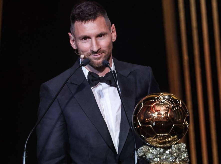 Inter Miami's Lionel Messi receives his 8th Ballon d'Or award.jpg