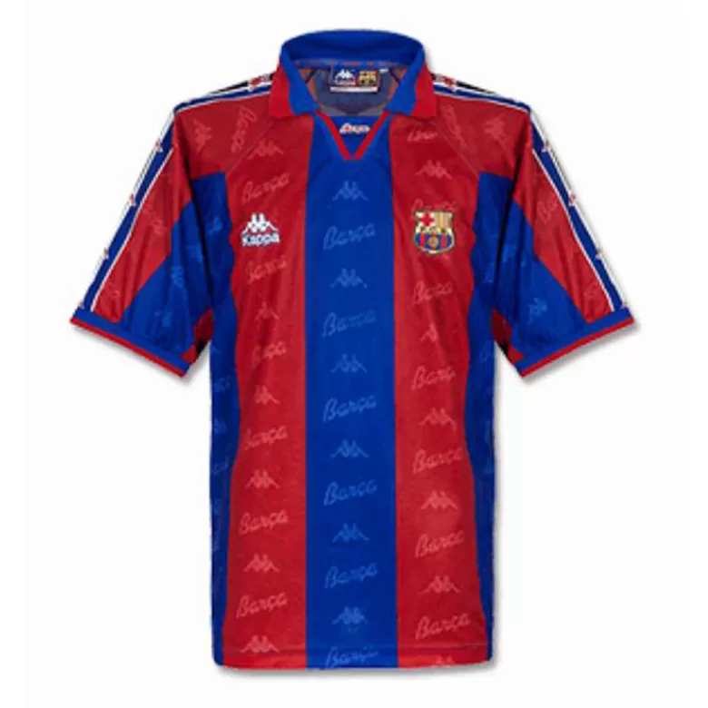 FC BARCELONA 1996 1997 RONALDO 9 HOME JERSEY (Very good) L – Foot