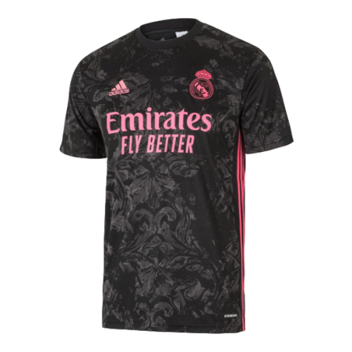 20/21 Real Madrid Third Away Black Soccer