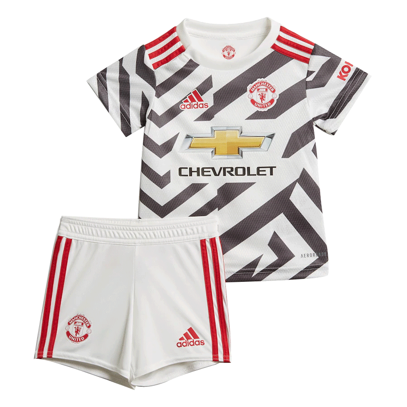 Adidas RONALDO #7 Manchester United Third Away Kit 2021/22 By Adidas Kids