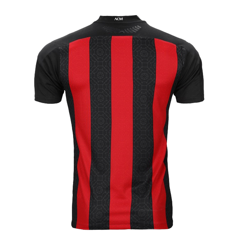 gogoalshop | 20/21 AC Milan Home Black&Red Soccer Jerseys Shirt(Player Version) | AC Milan