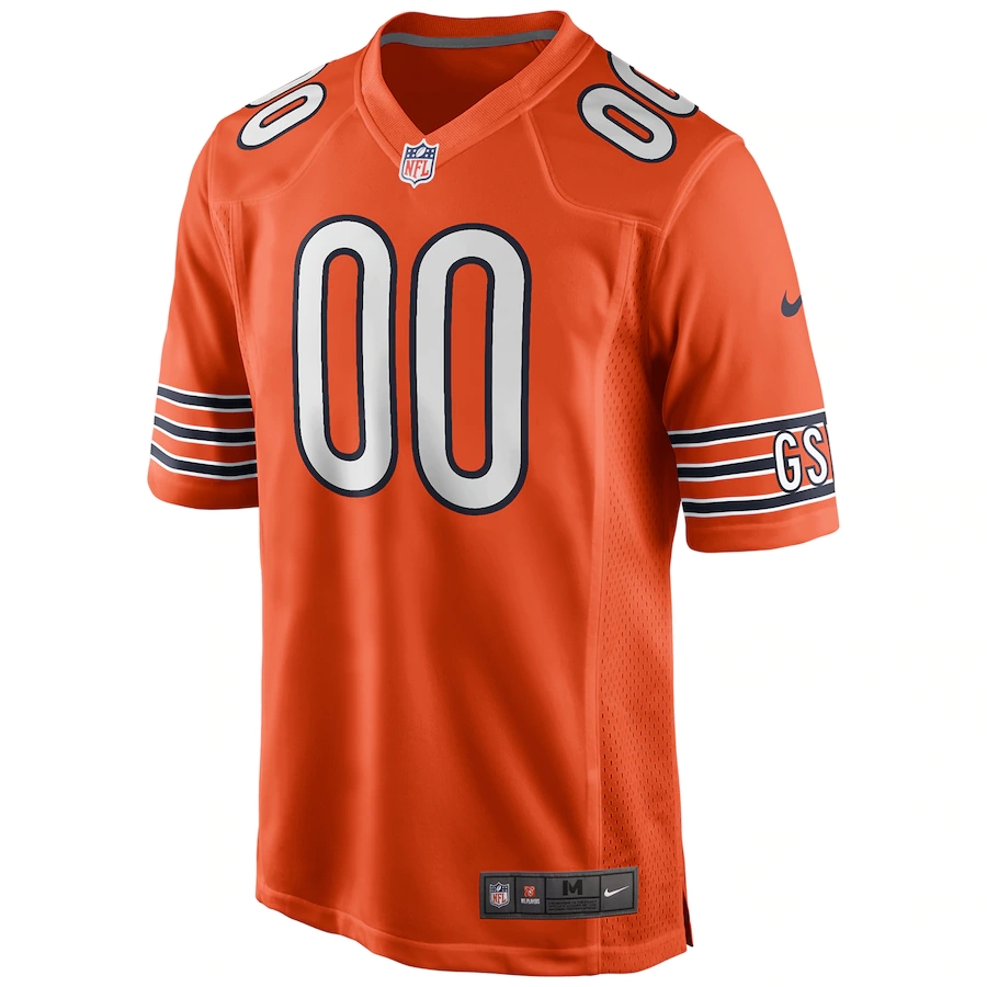 Men's Chicago Bears NFL Nike Orange Alternate Vapor Limited Jersey ...