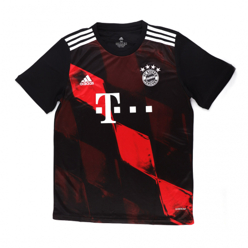 gogoalshop | 20/21 Bayern Munich Third Away Kit Black&Red Soccer Kit ...