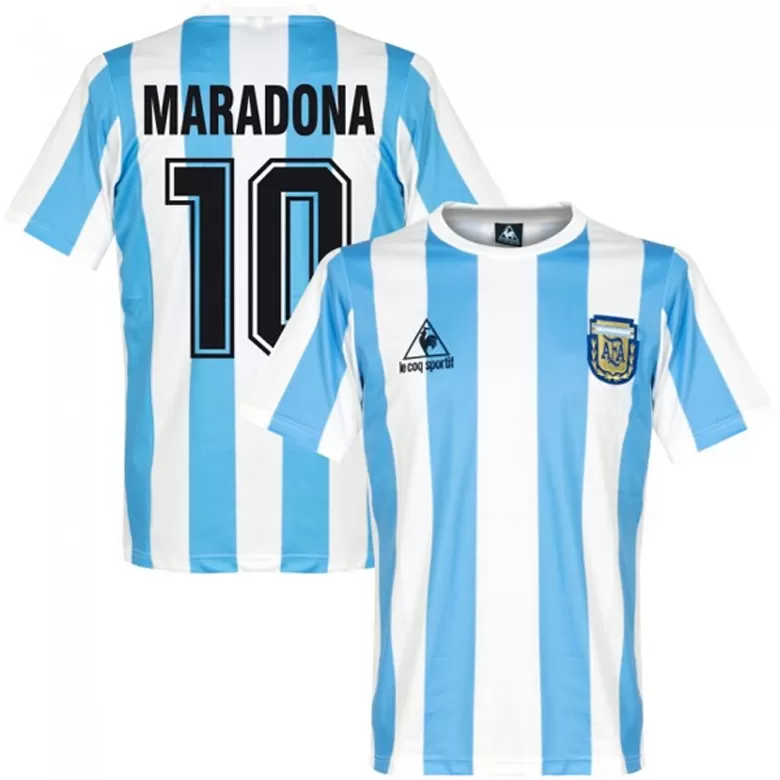 Argentina away retro soccer jersey WC 1986