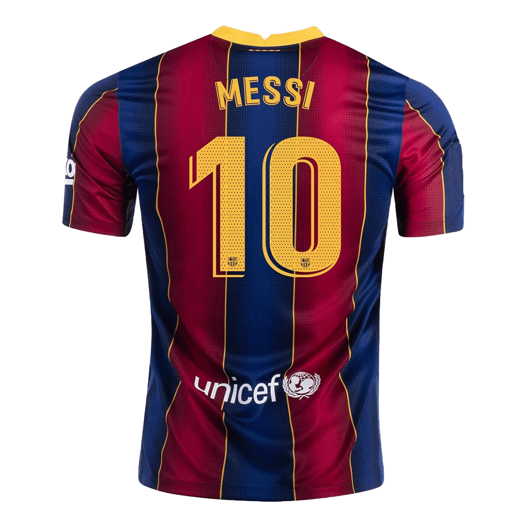Lionel Messi 10 Barcelona Home Soccer Jersey 202021 Gogoalshop