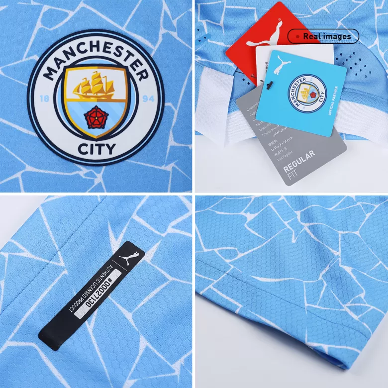 2020/21 Manchester City Home Jersey #26 Mahrez 2XL Puma Soccer Champions  NEW