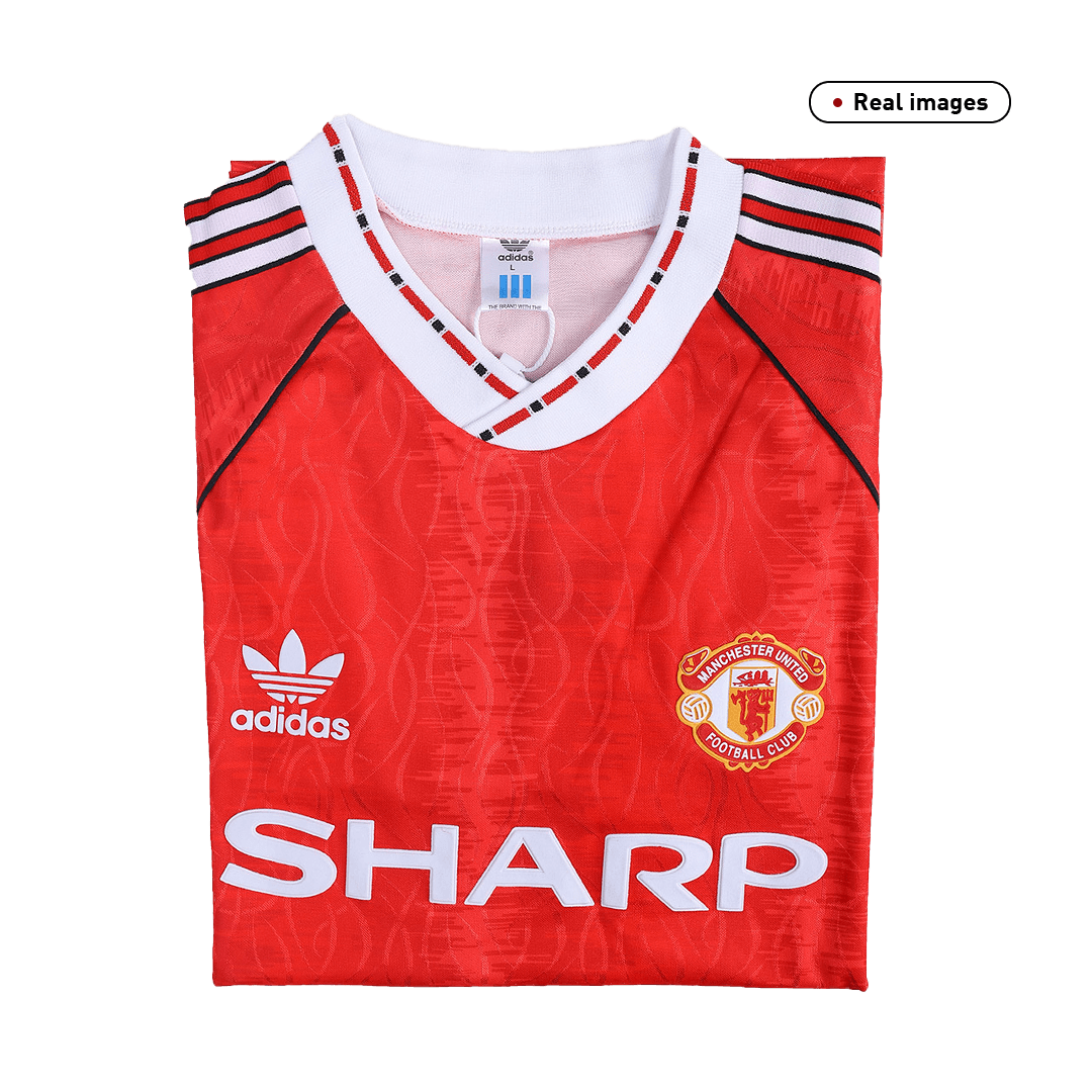 Retro Manchester United Home Jersey 1990/92 By Adidas