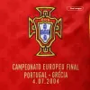 Vintage Soccer Jersey Portugal Home 2004 -Euro Final - gogoalshop