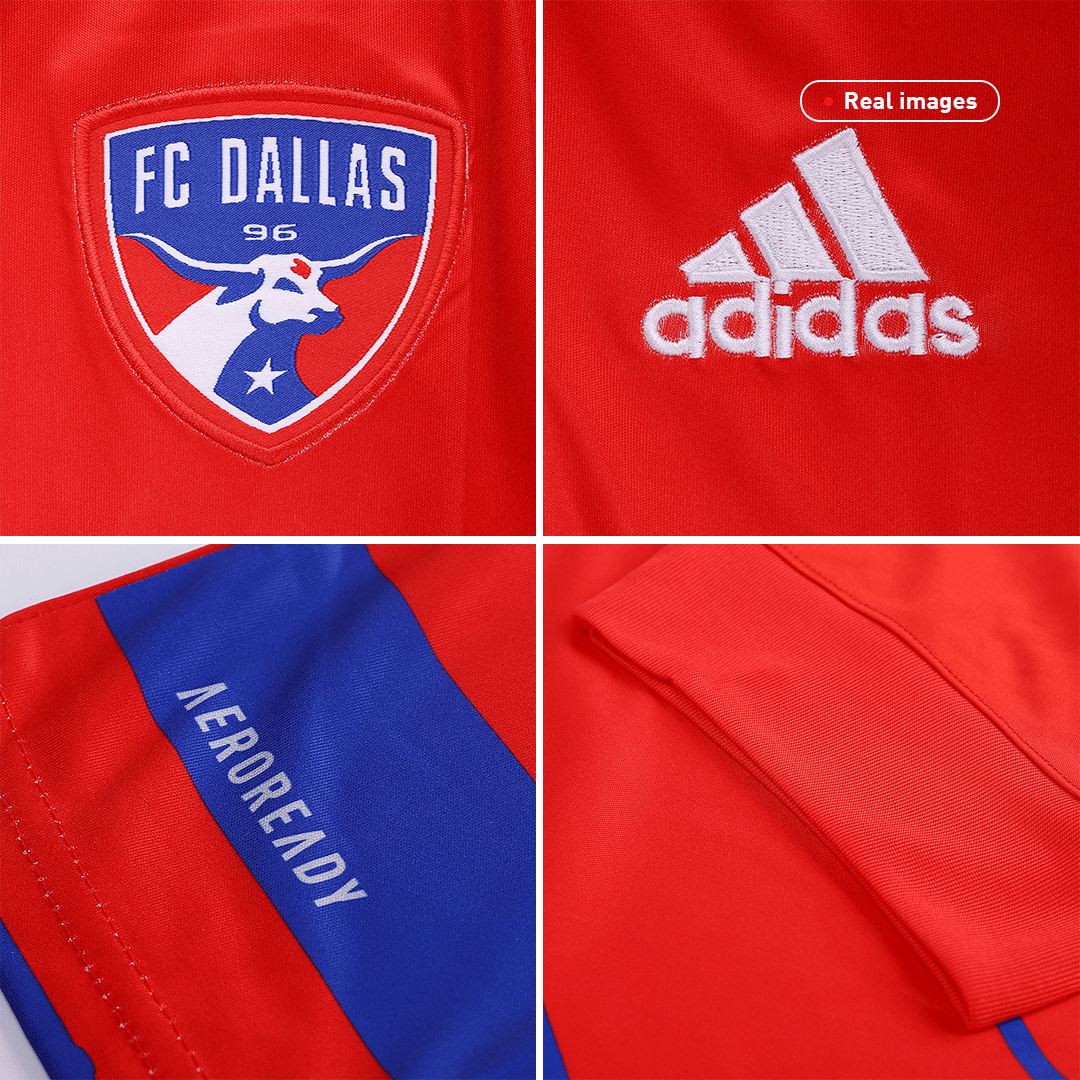 Adidas MLS Men's FC Dallas Authentic Long Sleeve Jersey, Red