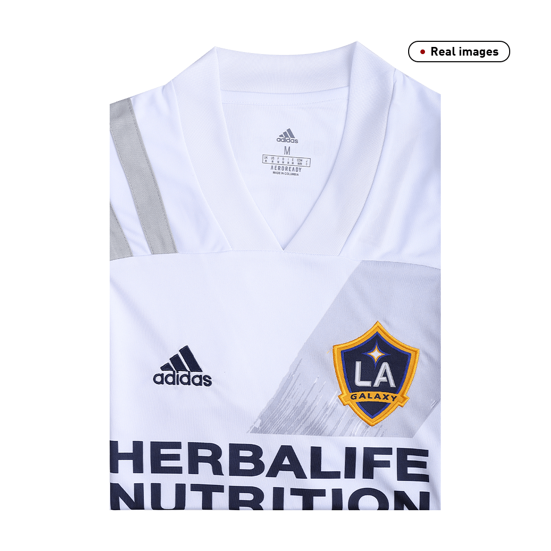 adidas 2020-21 LA Galaxy Authentic Home Jersey - White in 2023