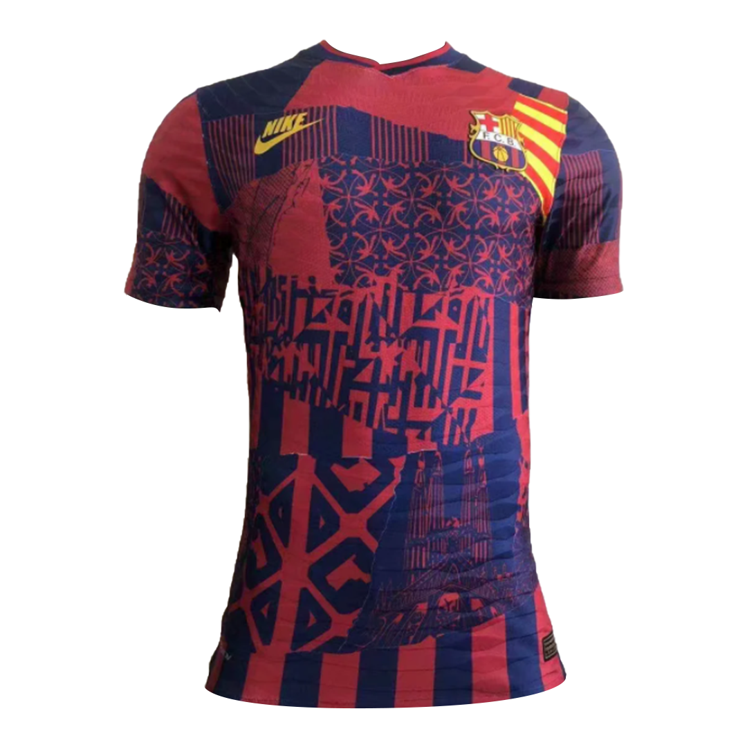 Authentic Barcelona Pre-Match Jersey 2021/22 By Nike | Gogoalshop