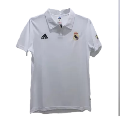 Vintage Soccer Jersey Real Madrid Home 2002/03 - gogoalshop