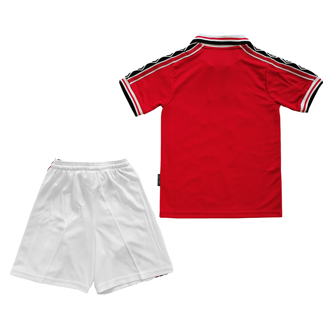 Retro Manchester United Home Kit 1998 By Umbro Kids | Gogoalshop