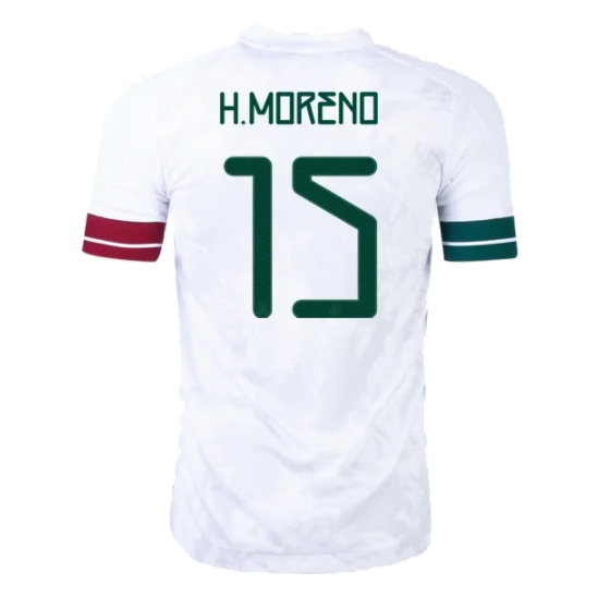 Replica H.MORENO #15 Mexico Away Jersey 2020 By Adidas | Gogoalshop