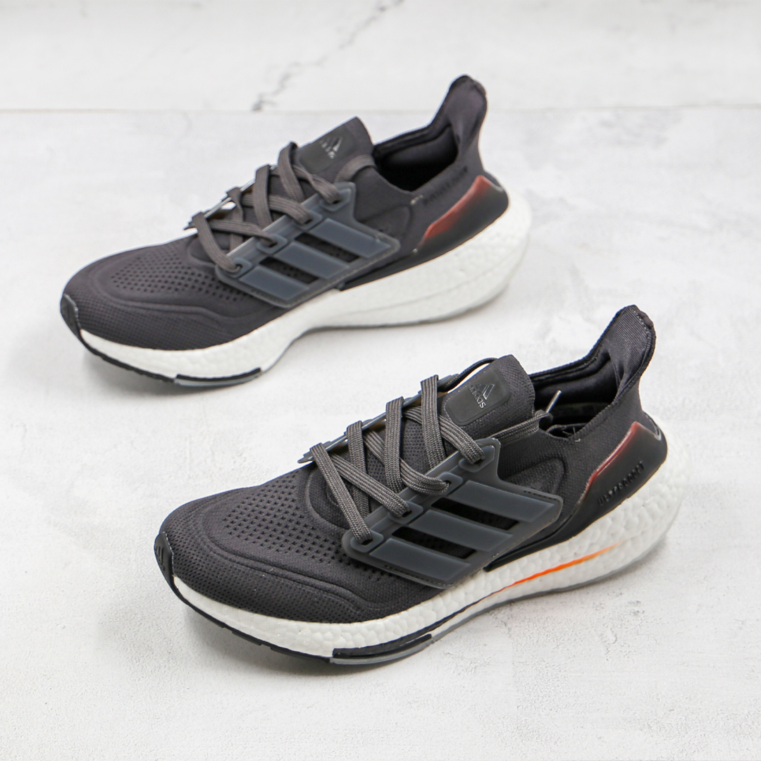 Sneakers By Adidas UltraBoost 21 'Grey Screaming Orange' | Gogoalshop