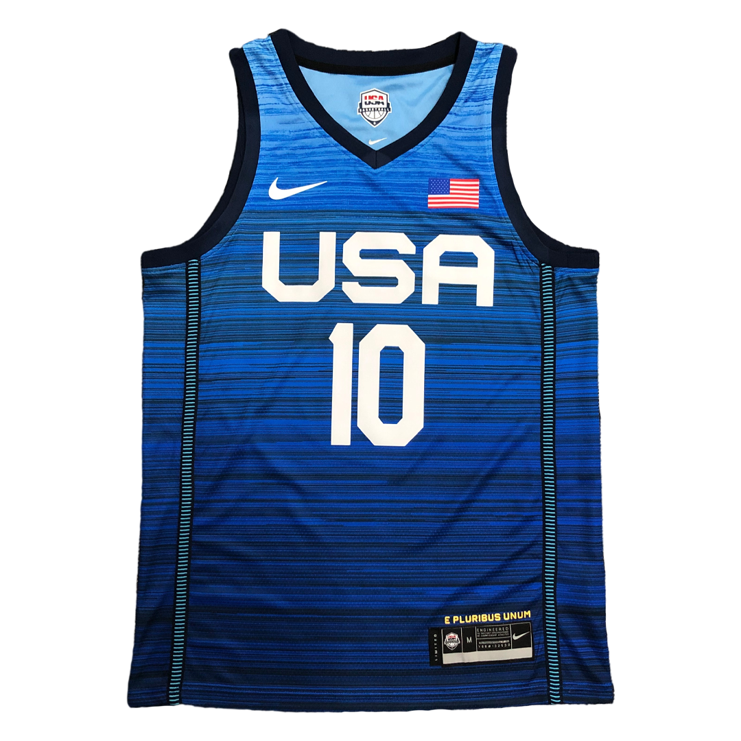 Swingman Jayson Tatum #10 U.S. Men's Basketball Jersey 2021 Tokyo ...