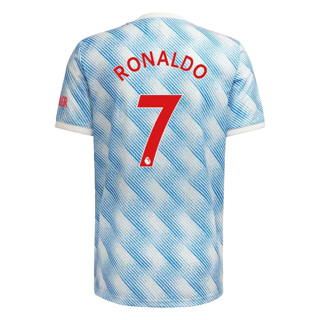 Replica RONALDO #7 Manchester United Away Jersey 2021/22 By Adidas ...