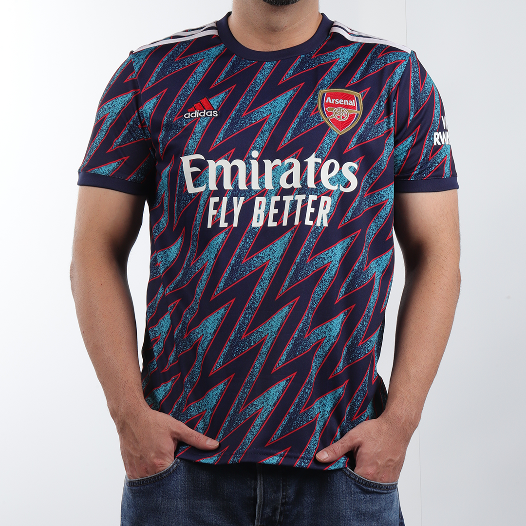 Adidas Arsenal Third Authentic Shirt 2022-23 with Vieira 21 Printing