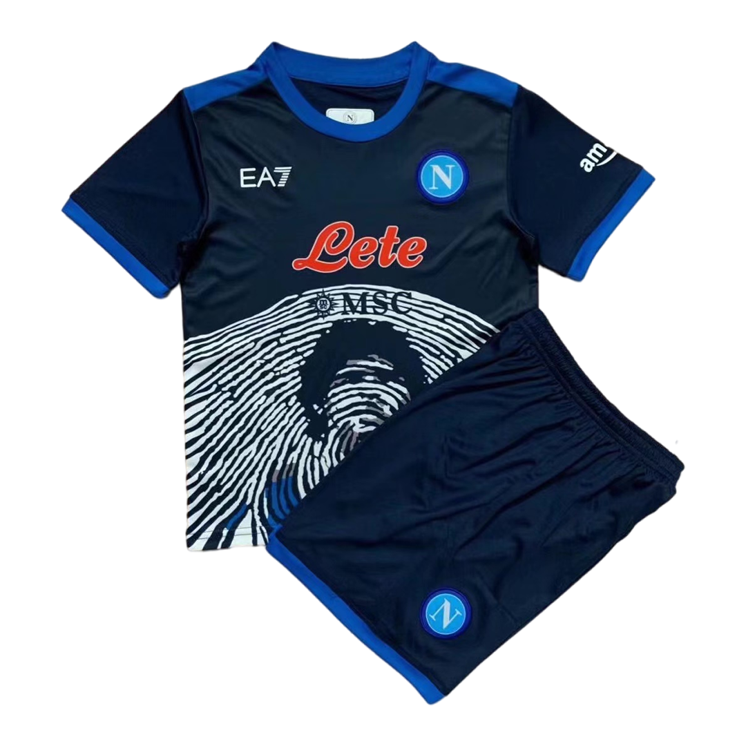 Youth 2021/22 SSC Napoli #24 Lorenzo Insigne Replica Home Blue Jersey