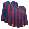 Vintage Soccer Jersey Barcelona Home Long Sleeve 2005/06 - gogoalshop