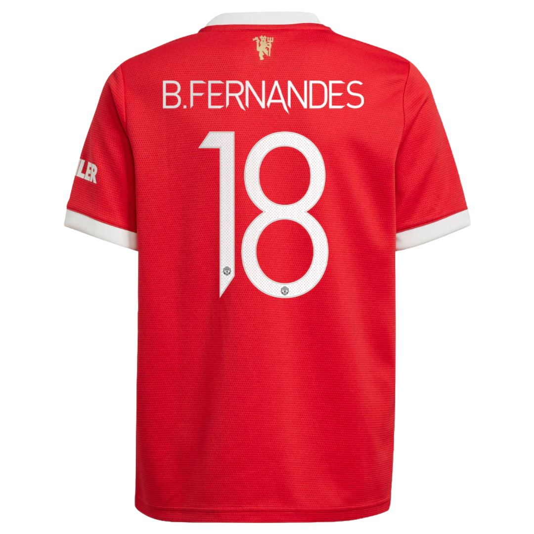 Replica Bruno Fernandes #18 Manchester United Home Jersey 2021/22 By ...