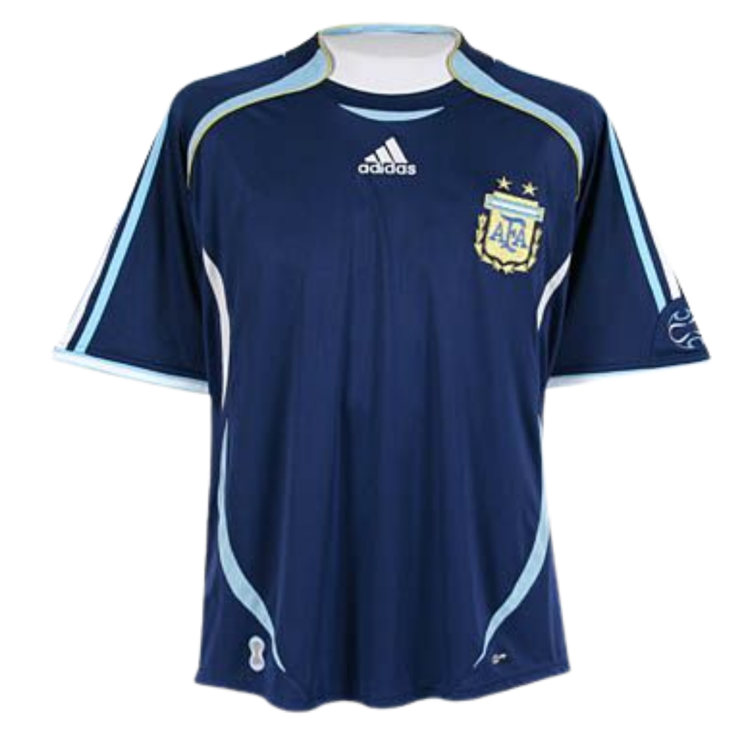 Argentina Vintage Soccer Jerseys Away Kit 2006 | Gogoalshop