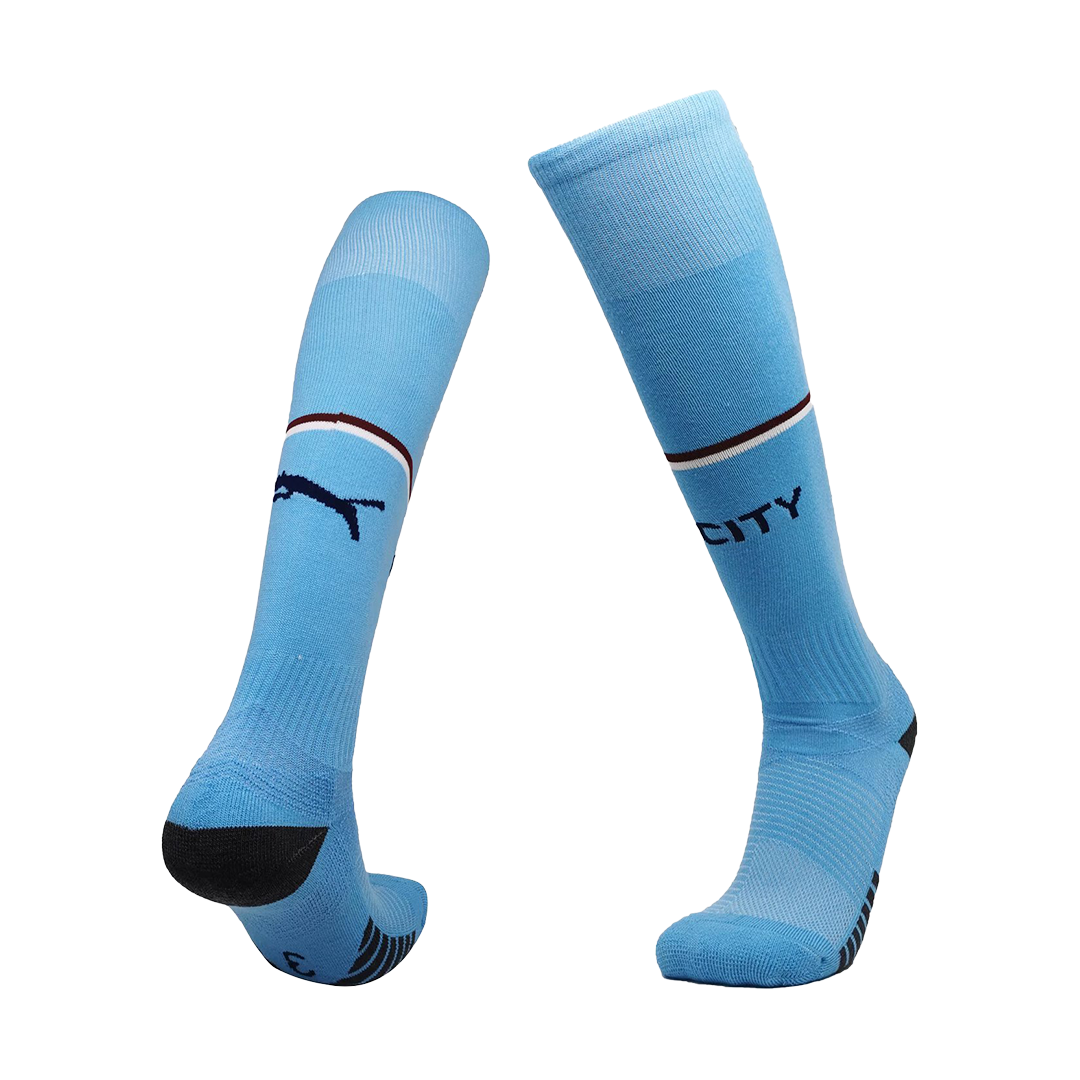 Manchester City Home Socks 2022/23 By Puma Kids | Gogoalshop