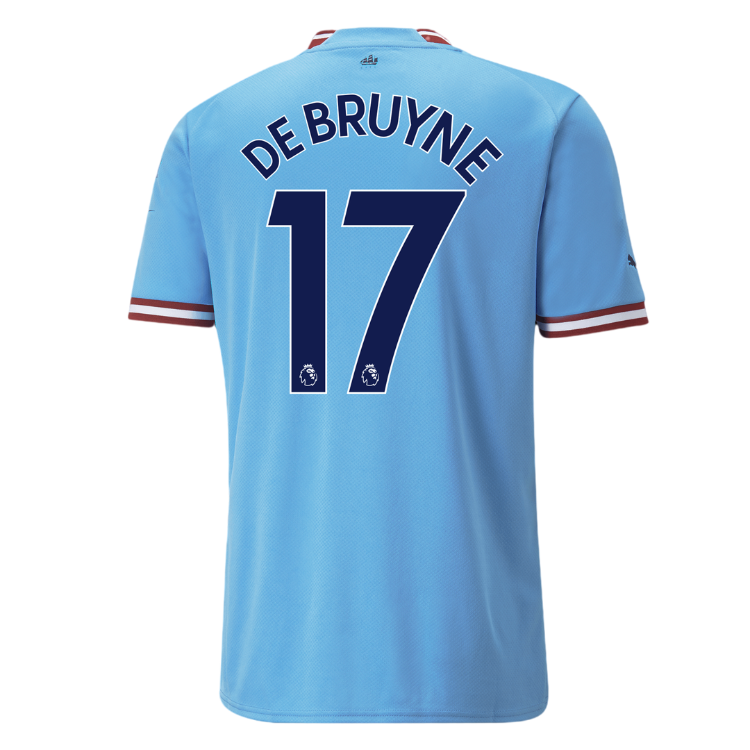 Replica De Bruyne 17 Manchester City Home Jersey 2022 23 By Puma Gogoalshop