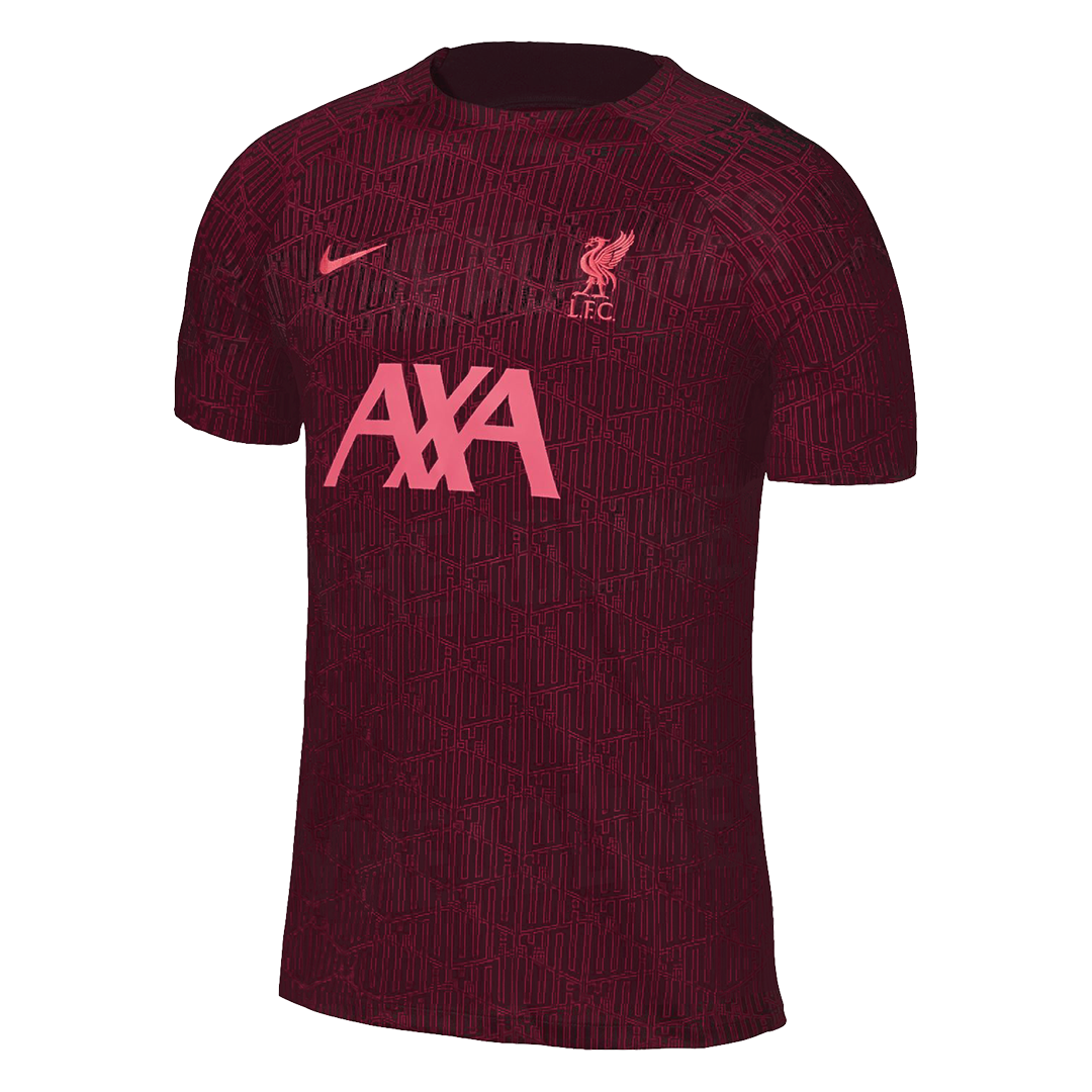 Replica Liverpool Pre-Match Training Soccer Jersey 2022/23 By Nike ...