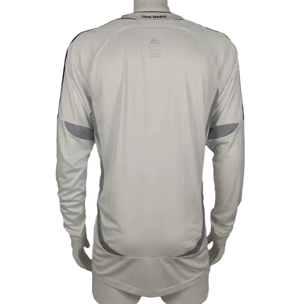 adidas Real Madrid CF Away Long Sleeve Jersey-Grey