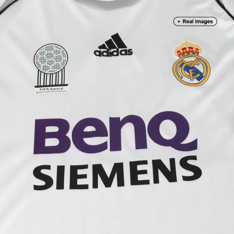 Real Madrid 2006/07 Home Long Sleeve Jersey Men Adult