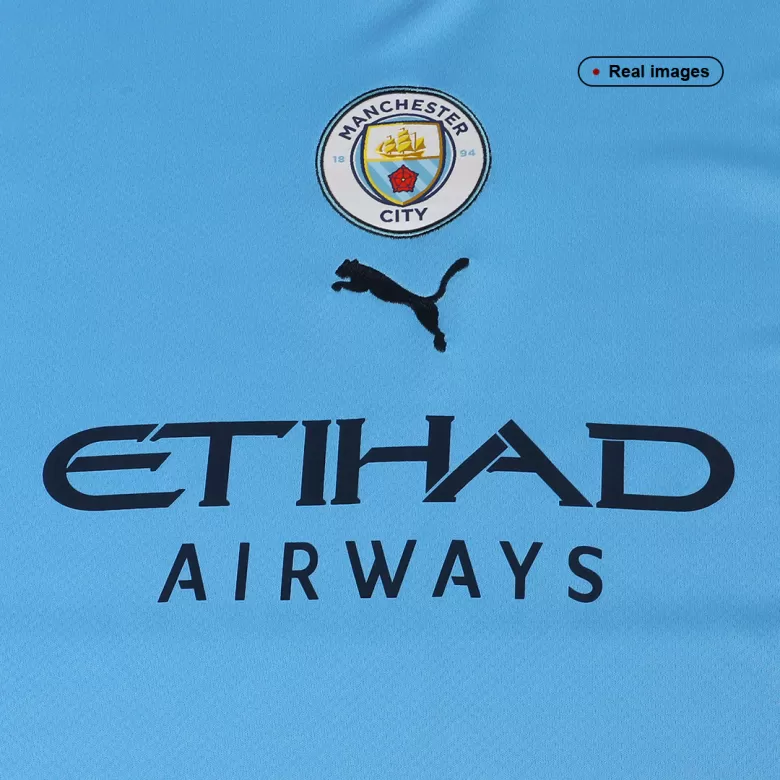 HAALAND #9 Manchester City Home Soccer Jersey 2023/24 - UCL