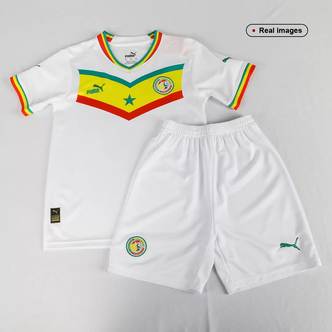 Senegal Home Kit 2022/23 By Puma Kids | Gogoalshop