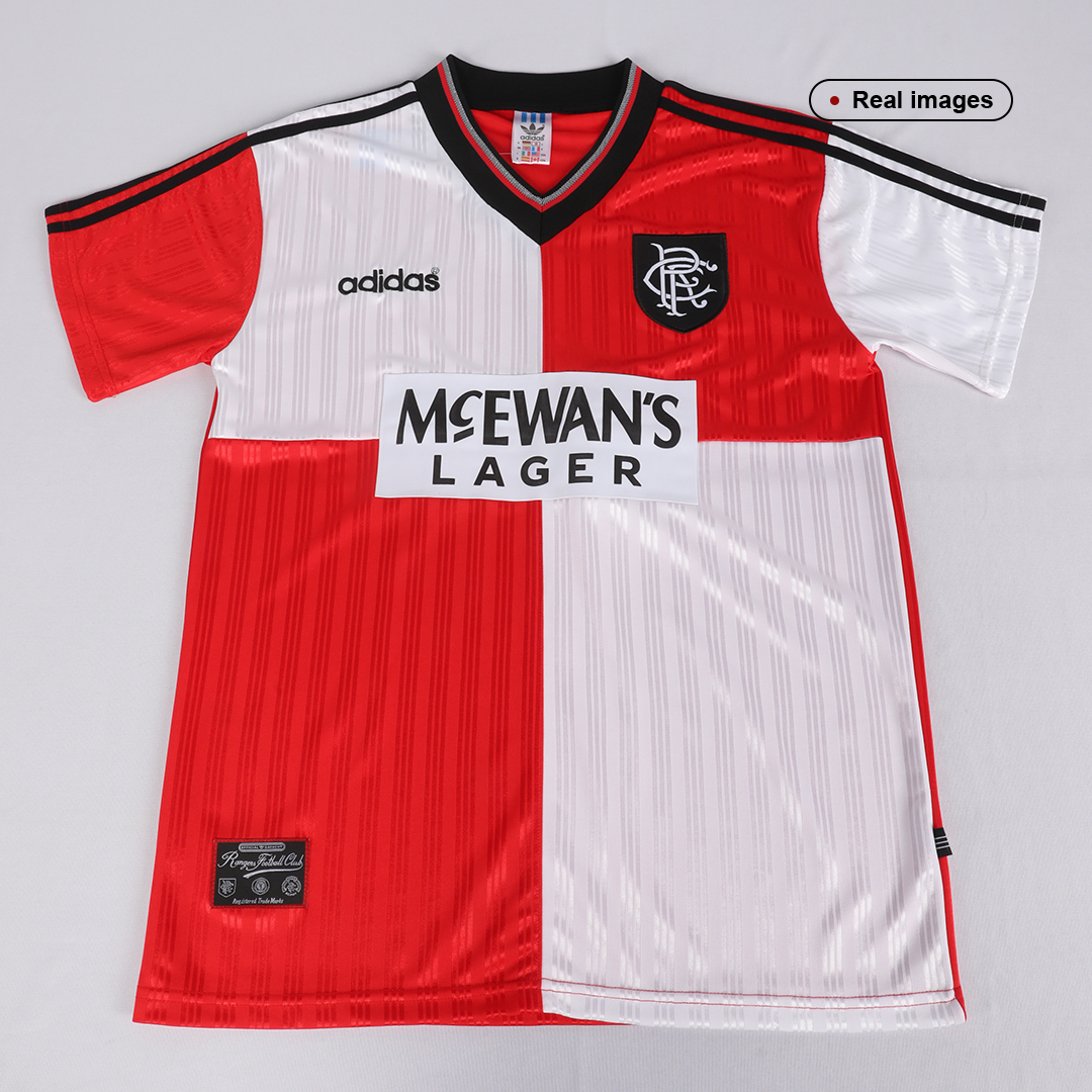 Glasgow Rangers 1995-1996 Away Football Jersey Kit [Free Shipping]