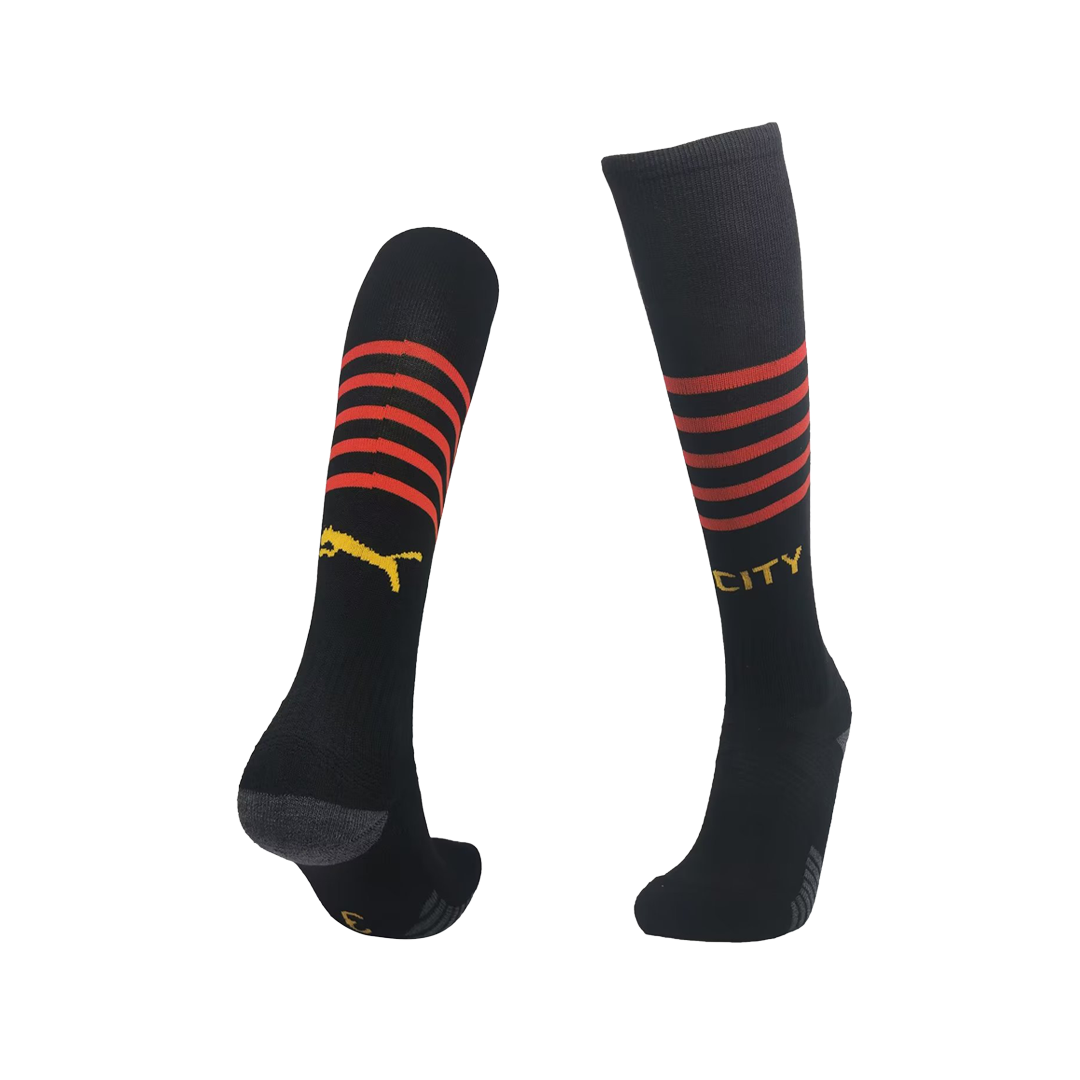 Manchester City Away Soccer Socks 2022/23 Kids | Gogoalshop