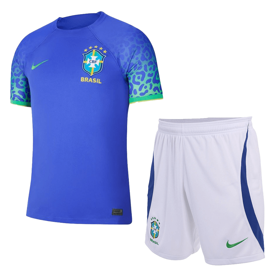 Brazil Away World Cup Jerseys Kit 2022