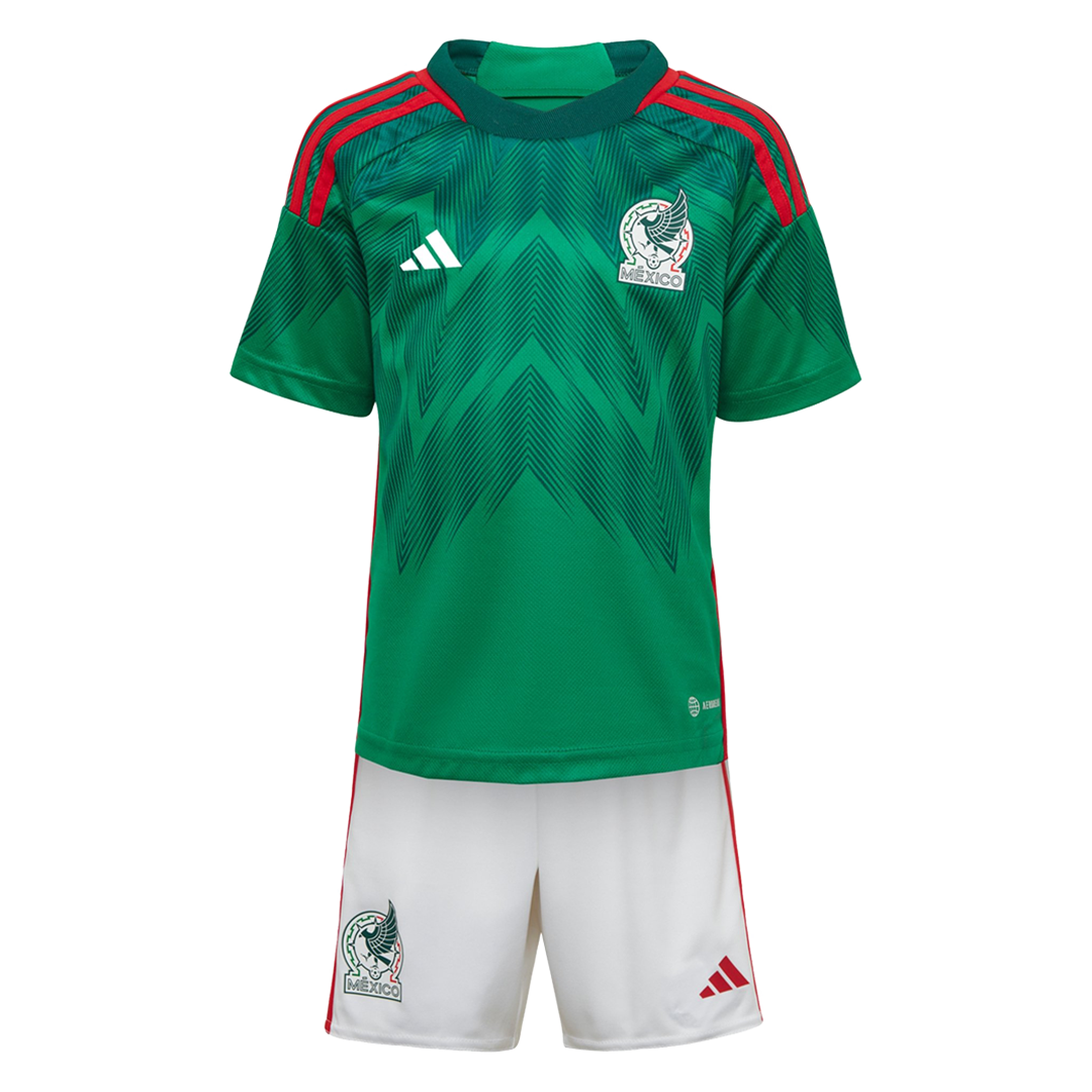 14 CHICHARITO Mexico Green 2022 Qatar World Cup Home Soccer Jersey