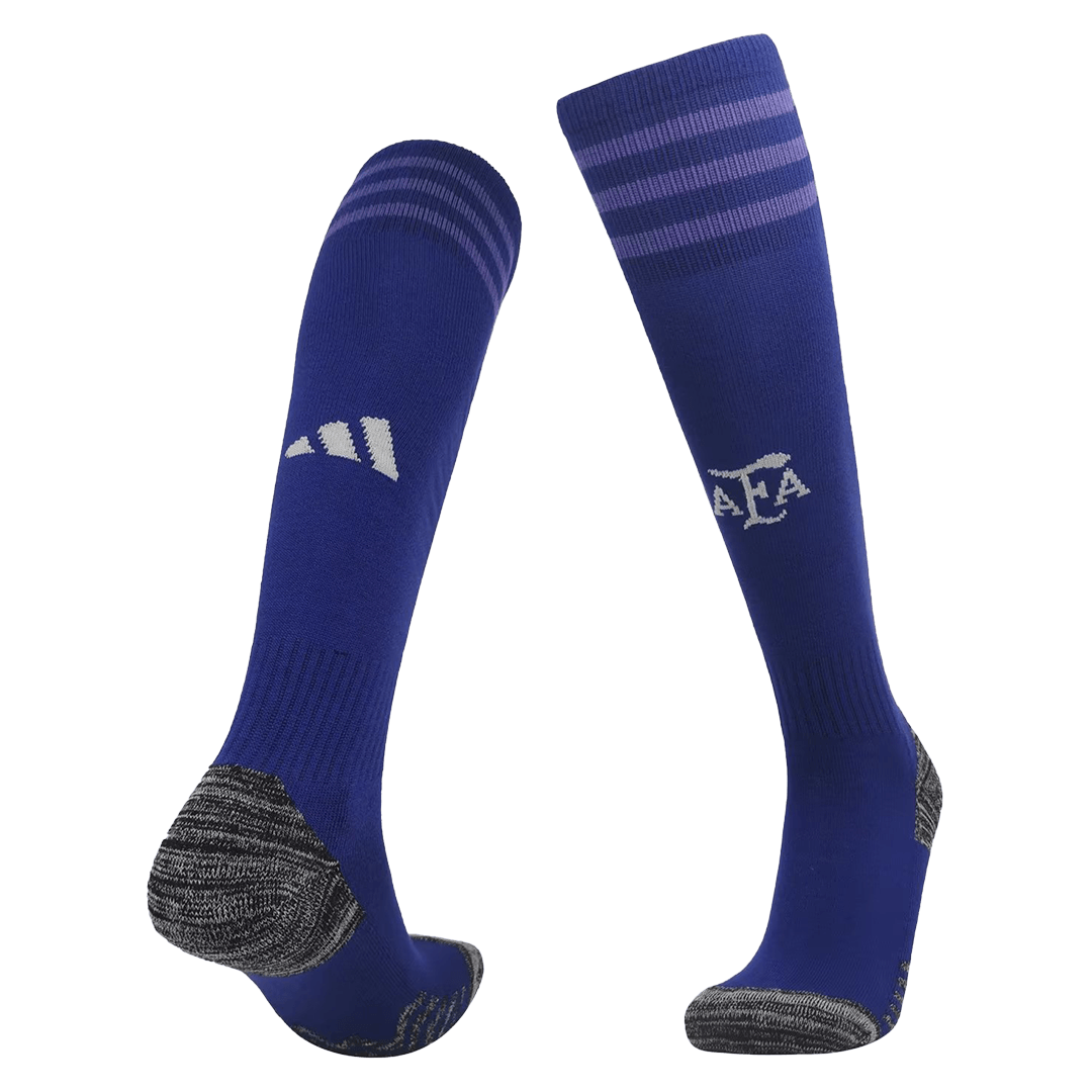 Argentina Away Soccer Socks 2022 Kids Gogoalshop