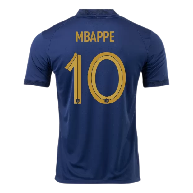 Mbappe Men 2022 2023 World Cup France Soccer Jersey Home Mbappe Jersey -  Teeholly