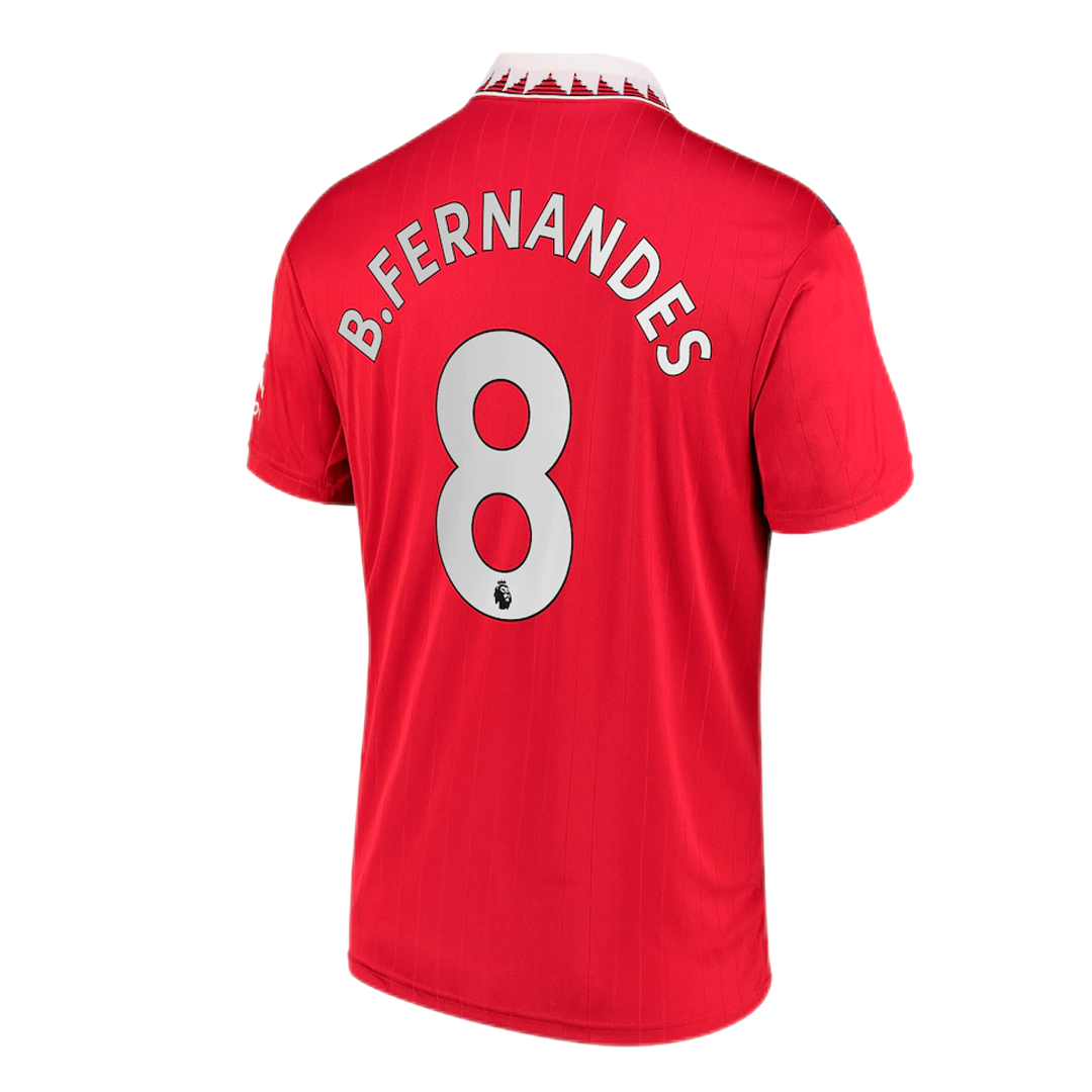 B.FERNANDES #8 Manchester United Home Jersey Shirt 2022/23 | Gogoalshop