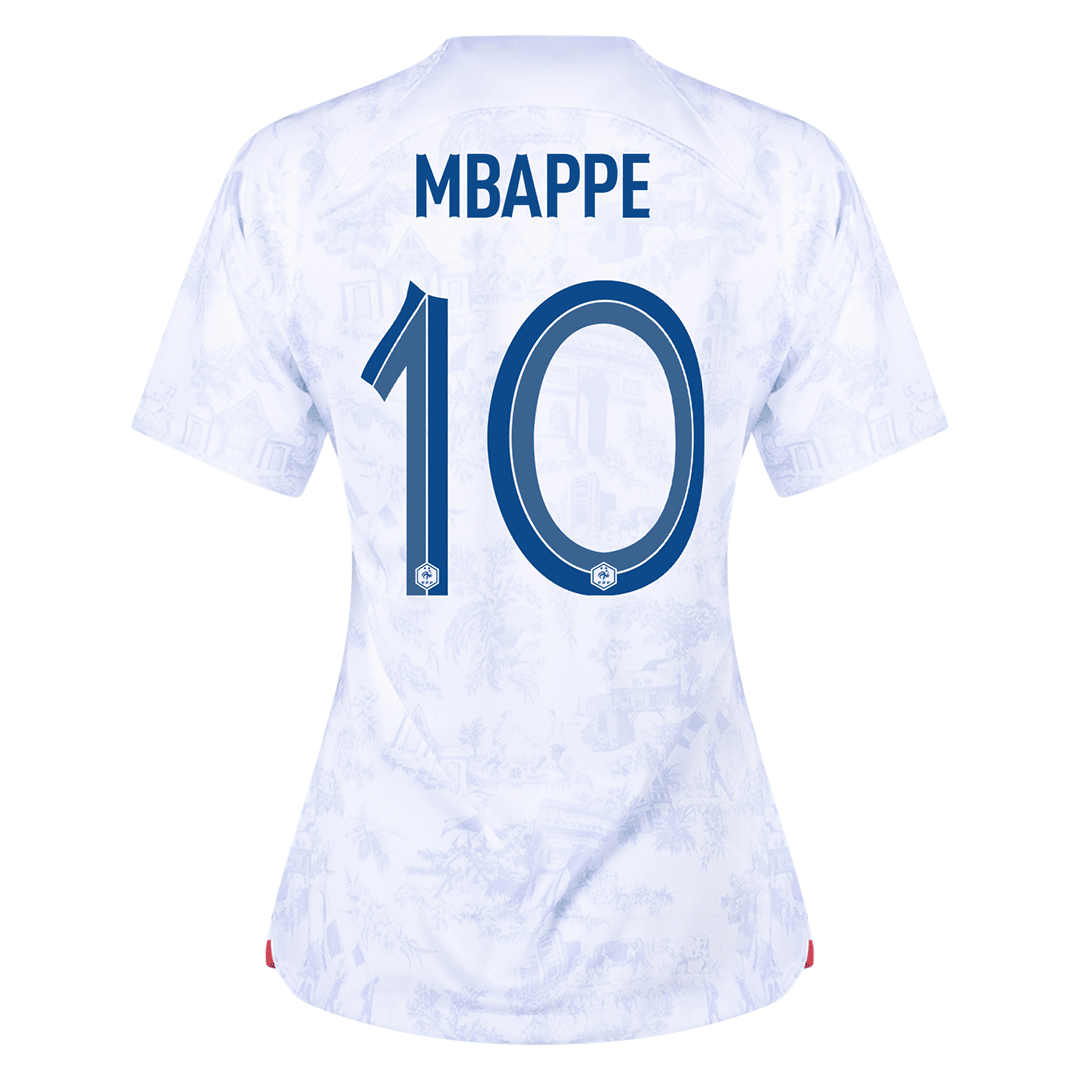 New popular France Away Soccer Jersey Mbappe #10 World Cup 2022 edition.