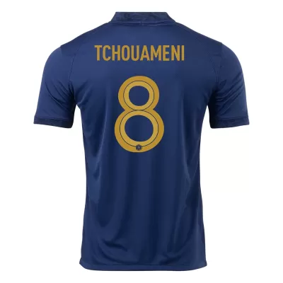 TCHOUAMENI #8 France Home Jersey World Cup 2022 - gogoalshop