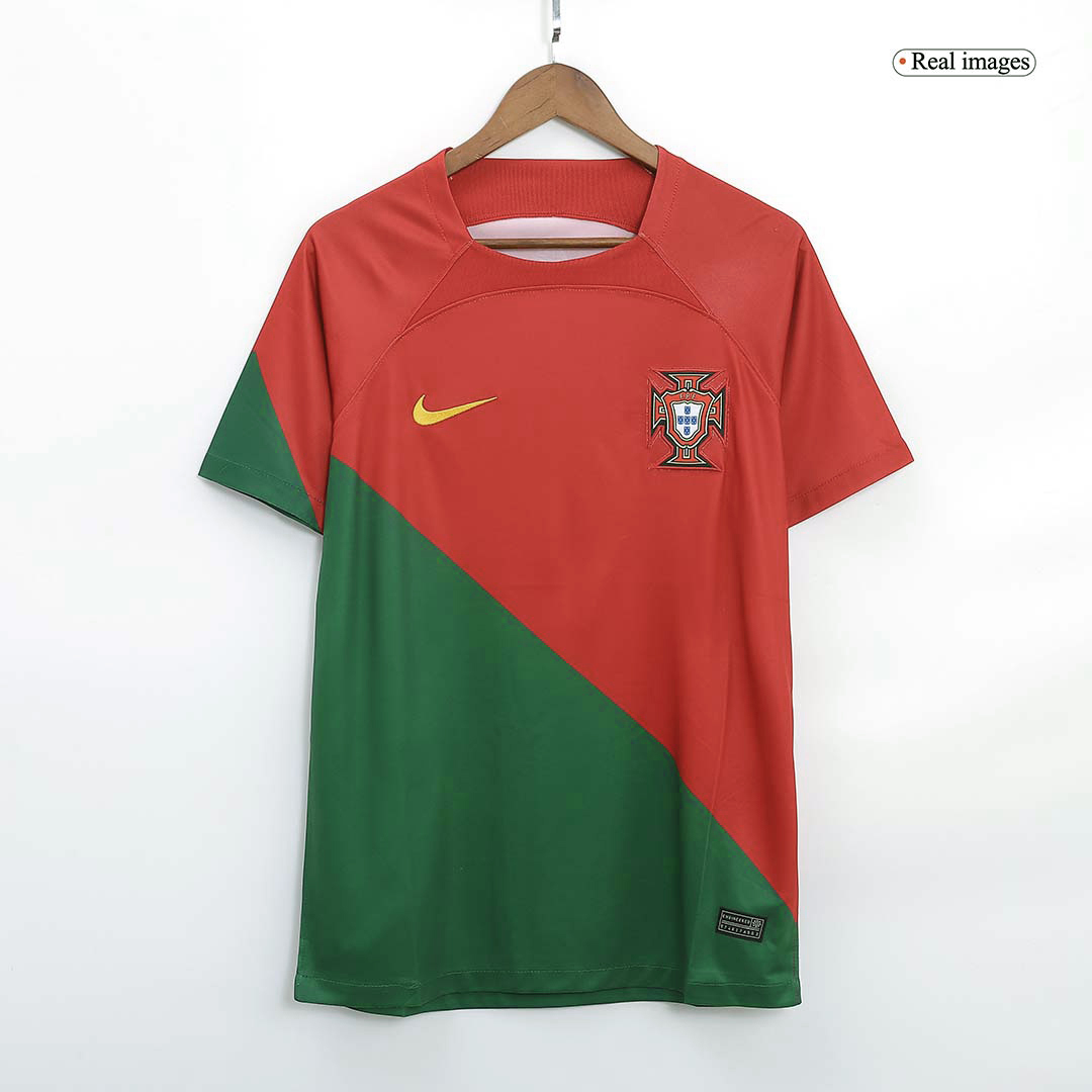 Nike Portugal WC World Cup 2022 Home Jersey - Pepper Red/Gold Dart -  Soccerium