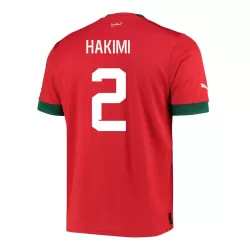 Morocco National Soccer 2018 World Cup White #2 Achraf Hakimi Replica Jersey