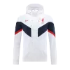 Liverpool Hoodie Windbreaker Jacket 2022/23 - White - gogoalshop