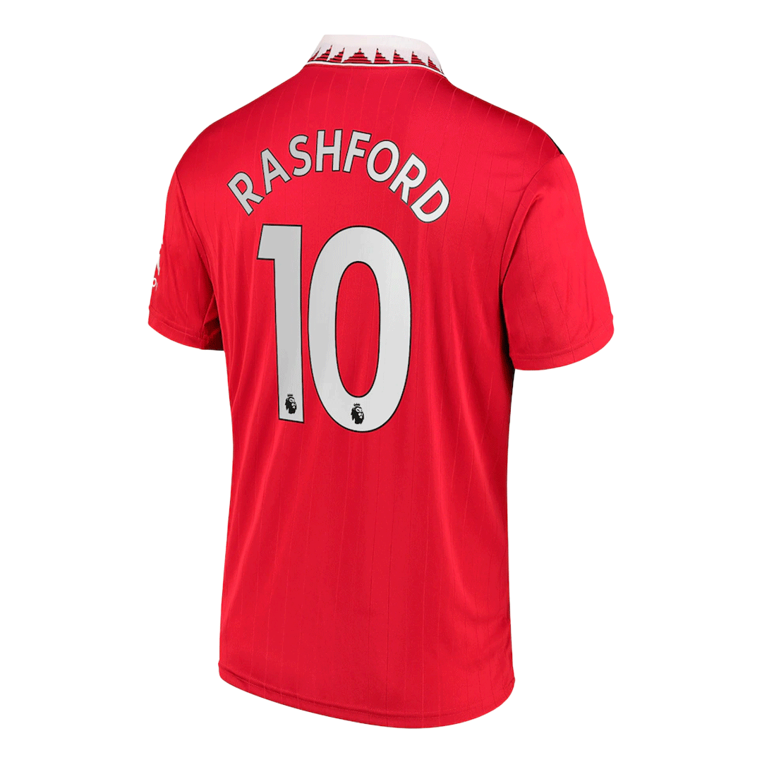 Rashford #10 Manchester United Home Jersey 2022 23 